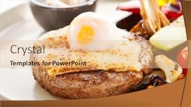  Presentation with culinary - Cool new slides with steak-with-sous-vide-egg backdrop and a lemonade colored foreground