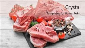  Presentation with different types of nuts - Slides featuring slate plate with different types background and a lemonade colored foreground