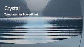  Presentation with vietnam - Theme featuring steam boat - ba be national park vietnam background and a ocean colored foreground