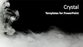  Presentation with fog - Presentation theme featuring full body harness - dog and its owner taking background and a dark gray colored foreground