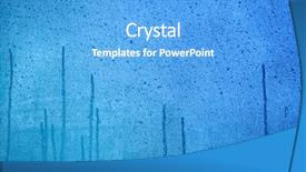  Presentation with gravity rain blue water drop splash - Presentation theme consisting of steam leak - natural blue water drop background background and a teal colored foreground