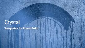  Presentation with water drop - Amazing slides having steam leak - natural blue water drop background backdrop and a teal colored foreground
