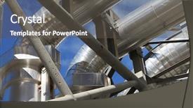  Presentation with steam - Cool new theme with steam pipework at a geothermal backdrop and a dark gray colored foreground