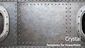  Presentation with punk - Beautiful PPT theme featuring steam punk abstract metal background backdrop and a gray colored foreground