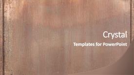  Presentation with punk - Presentation theme with steam punk metal background background and a coral colored foreground