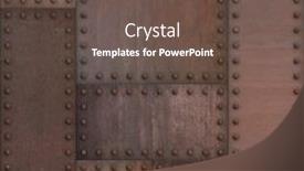  Presentation with armor - Colorful slides enhanced with steam-punk-or-steampunk-rusty backdrop and a tawny brown colored foreground