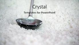  Presentation with rice - Slide deck enhanced with steamed white rice with ladle background and a white colored foreground