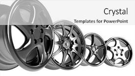 Presentation with alloy - Theme enhanced with rims over the white background background and a white colored foreground