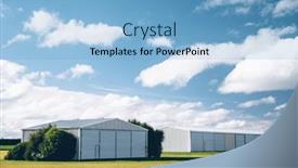  Presentation with barn - PPT theme enhanced with steel-barn-on-a-farm background and a  colored foreground