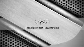  Presentation with steel bars - Audience pleasing PPT layouts consisting of steel bars - metal plate backdrop and a light gray colored foreground