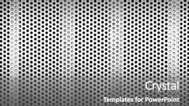 Presentation with pattern - Slides consisting of steel column - pattern of metal background background and a gray colored foreground
