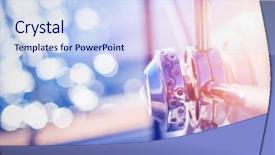  Presentation with water sun - Presentation theme consisting of steel detailing - yachting detail - rudder background and a sky blue colored foreground