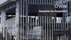  Presentation with steel construction - Slides with cultural diversity - man wearing traditional turkish hat background and a gray colored foreground