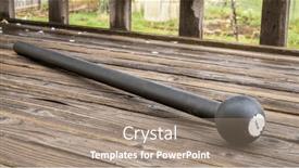  Presentation with springtime - Slide deck enhanced with steel-mace-or-macebell background and a coral colored foreground