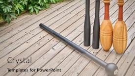  Presentation with structual steel - Presentation having steel-mace-steel-clubs background and a  colored foreground