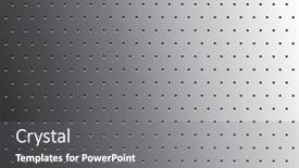  Presentation with steel - Presentation theme enhanced with steel-metal-silver-perforated-texture background and a gray colored foreground