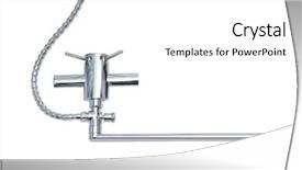  Presentation with modern black and white trees - Amazing presentation theme having steel pipe - modern metal faucet backdrop and a white colored foreground