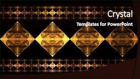 Presentation with diamonds - Cool new PPT theme with steel theme - metal diamonds fractal backdrop and a black colored foreground