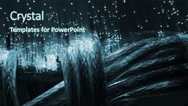  Presentation with optical - Audience pleasing presentation design consisting of fibre optical backdrop and a wine colored foreground