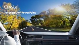  Presentation with steering wheel engineering - Amazing PPT layouts having steering wheel of a car backdrop and a teal colored foreground