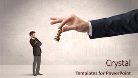  Presentation with step - Beautiful PPT theme featuring step in his chess game backdrop and a lemonade colored foreground