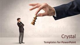  Presentation with step - Colorful PPT theme enhanced with step in his chess game backdrop and a lemonade colored foreground