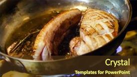  Presentation with duck - PPT theme having step step instructions - fried duck background and a  colored foreground