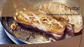  Presentation with step - Amazing presentation having step step instructions - fried duck backdrop and a coral colored foreground