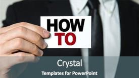  Presentation with step - Presentation featuring step step instructions - how background and a  colored foreground