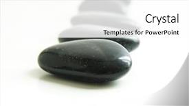  Presentation with stepping stones - Theme with stepping stones background and a  colored foreground
