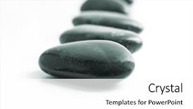  Presentation with stepping stones - Presentation having stepping stones background and a white colored foreground