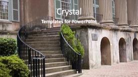  Presentation with charleston - Presentation theme enhanced with steps in the college background and a  colored foreground