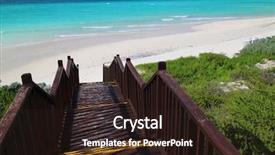  Presentation with steps - PPT layouts featuring steps leading into the playa cayo santa maria background and a wine colored foreground