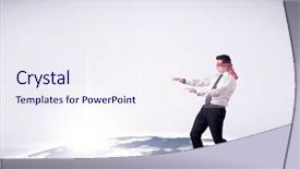  Presentation with realistic - Cool new PPT theme with steps on a realistic globe backdrop and a  colored foreground