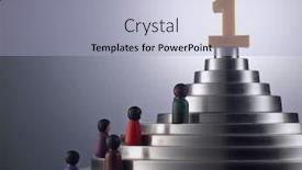  Presentation with steps - Beautiful theme featuring steps-to-success-number-one backdrop and a light blue colored foreground