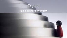  Presentation with steps - Slide deck with steps-to-success-wood-figurine background and a gray colored foreground