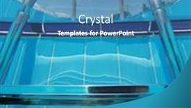  Presentation with steps - Colorful presentation enhanced with steps to the pool from underwater backdrop and a teal colored foreground