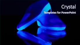  Presentation with sterilized - Presentation design consisting of sterilized - electric shoes dryer with uv background and a navy blue colored foreground