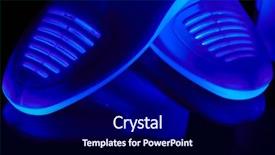  Presentation with sterilized - Slide set with sterilized - electric shoes dryer with uv background and a navy blue colored foreground