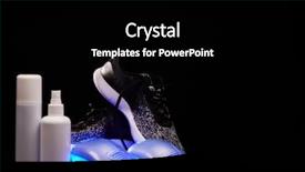  Presentation with sterilization - Slides consisting of sterilized - sports shoes care electric shoes background and a black colored foreground