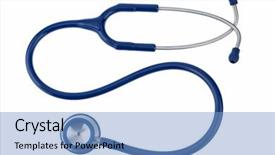  Presentation with white pigeon against the blue - PPT theme consisting of stethoscope against white background background and a  colored foreground