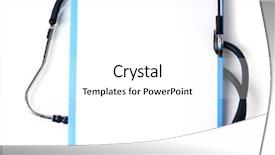  Presentation with clipboard stethoscope - Beautiful presentation theme featuring singapore in the skyline singapore backdrop and a light gray colored foreground.