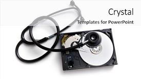  Presentation with hard disk - Cool new PPT layouts with up of an american football backdrop and a tawny brown colored foreground