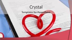  Presentation with patient safety - PPT theme enhanced with stethoscope and patient card close background and a white colored foreground