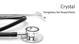  Presentation with ceiling designs abstract architecture white - Presentation theme consisting of stetoskop on a white background background and a white colored foreground