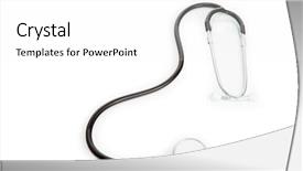  Presentation with white relativity theory - PPT theme enhanced with stetoskop on a white background background and a  colored foreground