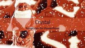  Presentation with sweet - Slides with stick figure house - sweet christmas background background and a  colored foreground