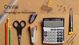  Presentation with tools - Presentation having post stick note - close up view background and a coral colored foreground