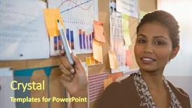  Presentation with bulletin board - PPT layouts featuring sticky note on the bulletin background and a  colored foreground