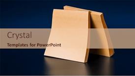  Presentation with black paper - Theme with sticky-orange-paper-notes background and a lemonade colored foreground